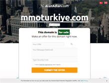 Tablet Screenshot of mmoturkiye.com